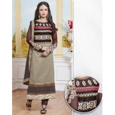 Salwar Kameez with floral embroidery work 